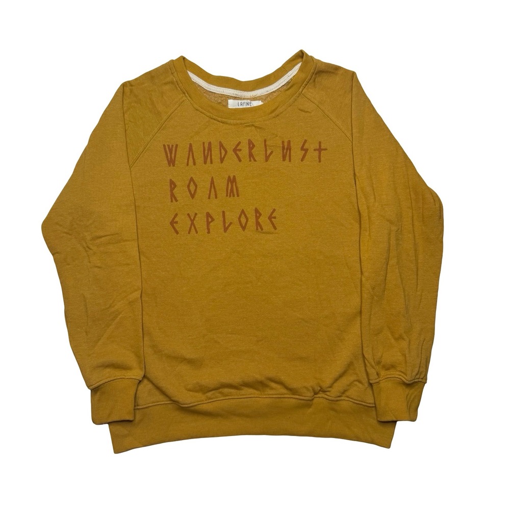 Y2K 2000s LA Fine x Wanderlust roam explore women's sweatshirt sweater